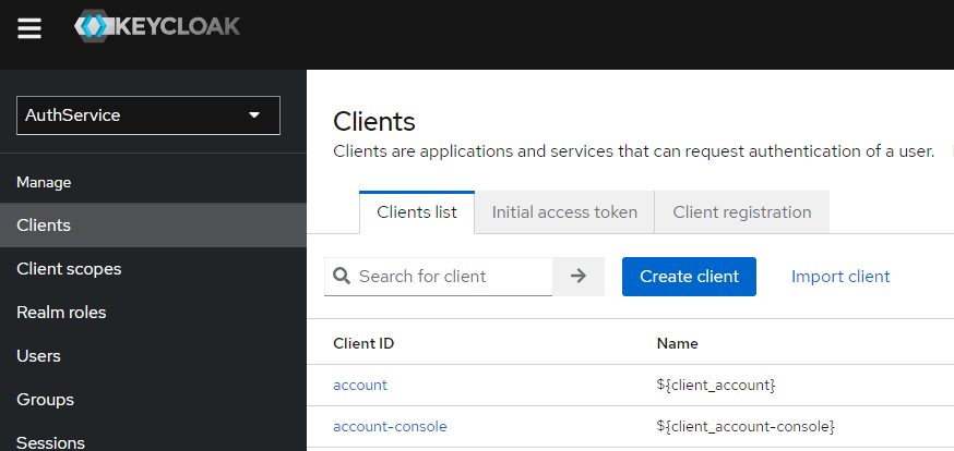 Create Client